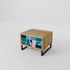 COMBINATION OF SHAPES Nachttisch in Eiche-Optik