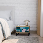 COMBINATION OF SHAPES Nachttisch in Eiche-Optik