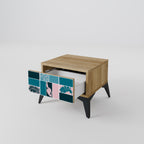 COMBINATION OF SHAPES Nachttisch in Eiche-Optik