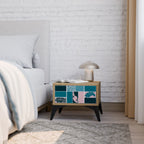 COMBINATION OF SHAPES Nachttisch in Eiche-Optik