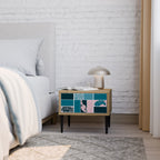 COMBINATION OF SHAPES Nachttisch in Eiche-Optik