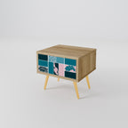 COMBINATION OF SHAPES Nachttisch in Eiche-Optik