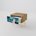 COMBINATION OF SHAPES Nachttisch in Eiche-Optik