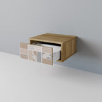 TROPICAL SHAPES Nachttisch in Eiche-Optik