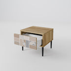 TROPICAL SHAPES Nachttisch in Eiche-Optik