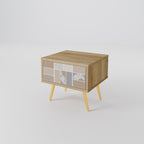 TROPICAL SHAPES Nachttisch in Eiche-Optik