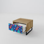 CACTUS VIBES Nachttisch in Eiche-Optik