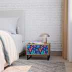 CACTUS VIBES Nachttisch in Eiche-Optik