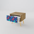 CACTUS VIBES Nachttisch in Eiche-Optik