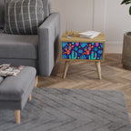 CACTUS VIBES Nachttisch in Eiche-Optik