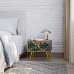 AUTUMN KALEIDOSCOPE Nachttisch in Eiche-Optik