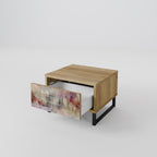 VEILED SUMMIT Nachttisch in Eiche-Optik