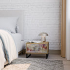 VEILED SUMMIT Nachttisch in Eiche-Optik