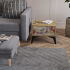 VEILED SUMMIT Nachttisch in Eiche-Optik