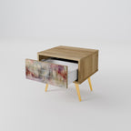 VEILED SUMMIT Nachttisch in Eiche-Optik