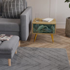 ROYAL GREEN Nachttisch in Eiche-Optik