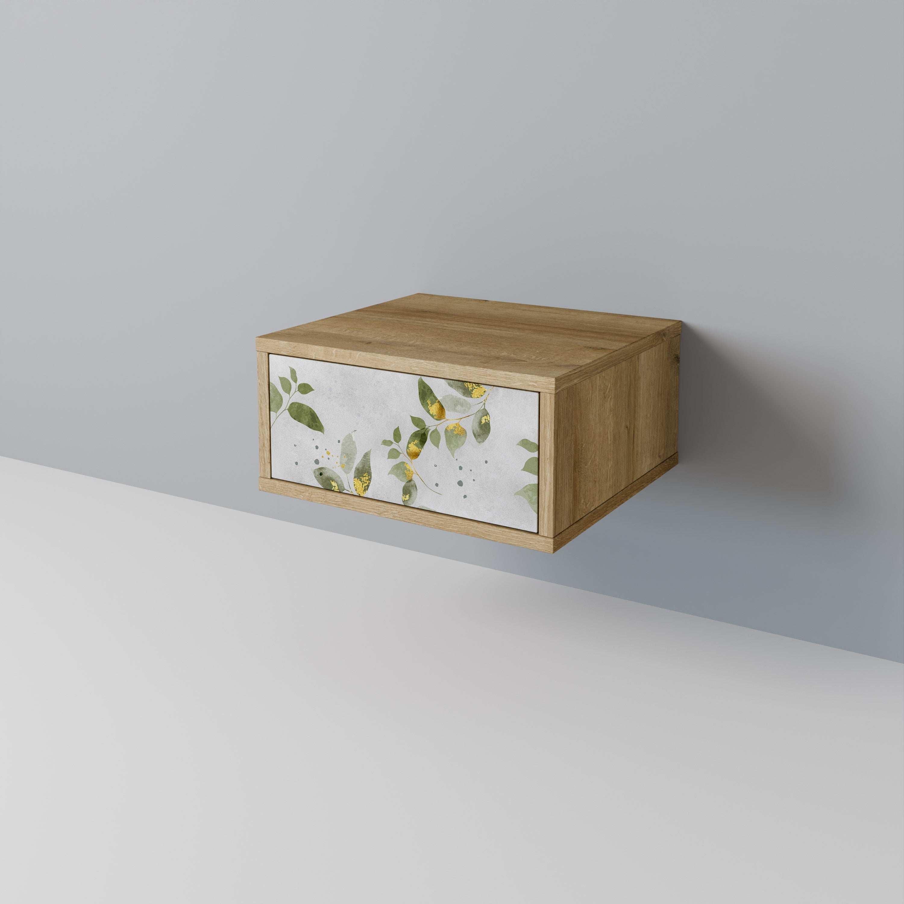 ELEGANT BOTANICS Nachttisch in Eichenoptik