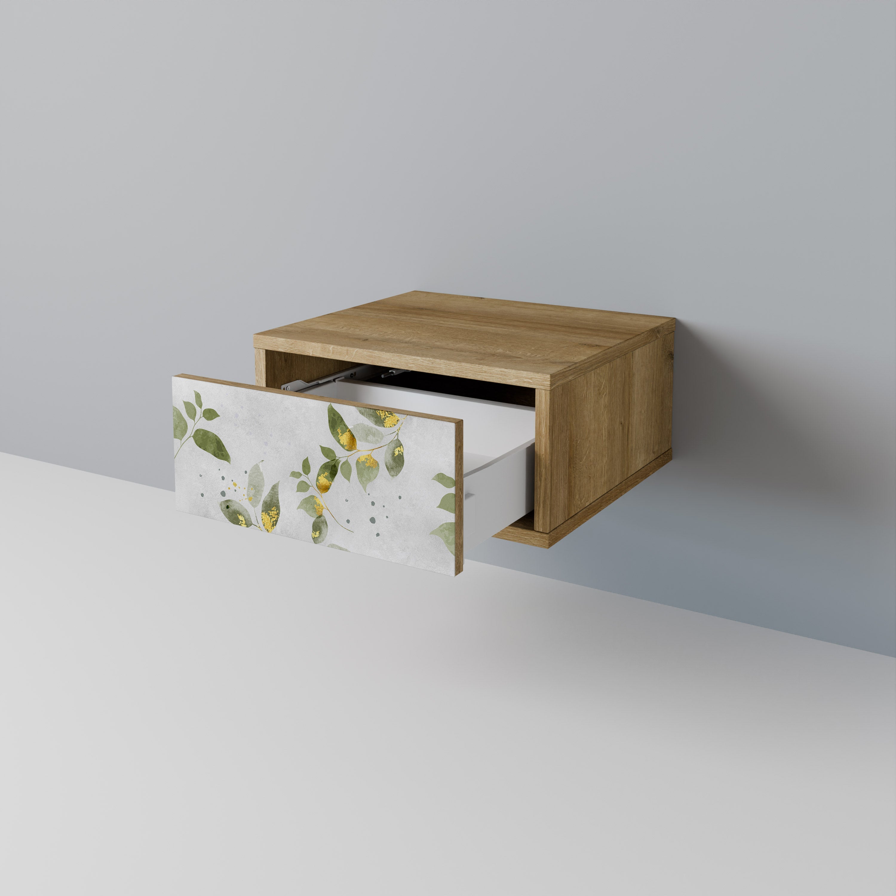 ELEGANT BOTANICS Nachttisch in Eichenoptik