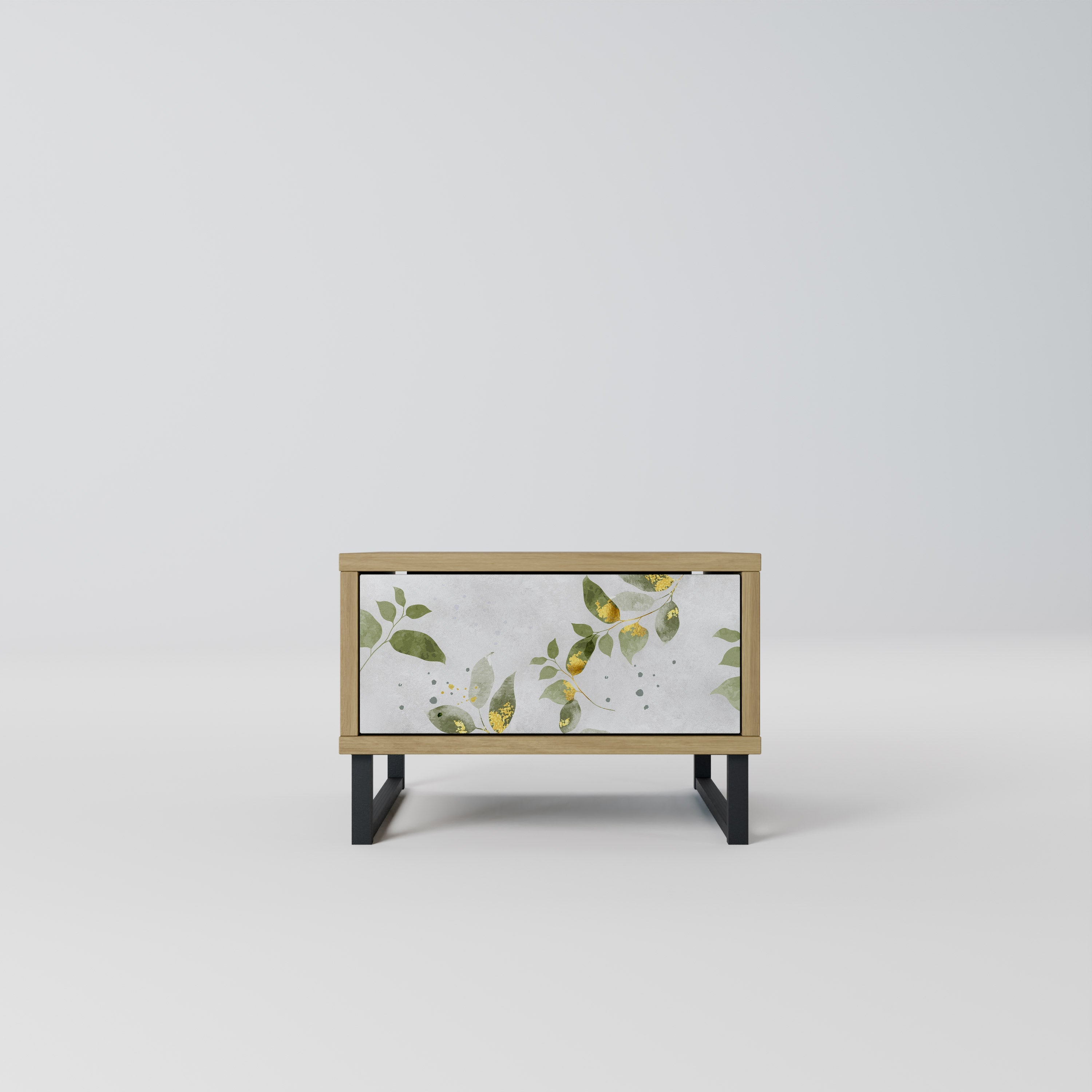 ELEGANT BOTANICS Nachttisch in Eichenoptik