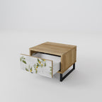 ELEGANT BOTANICS Nachttisch in Eiche-Optik