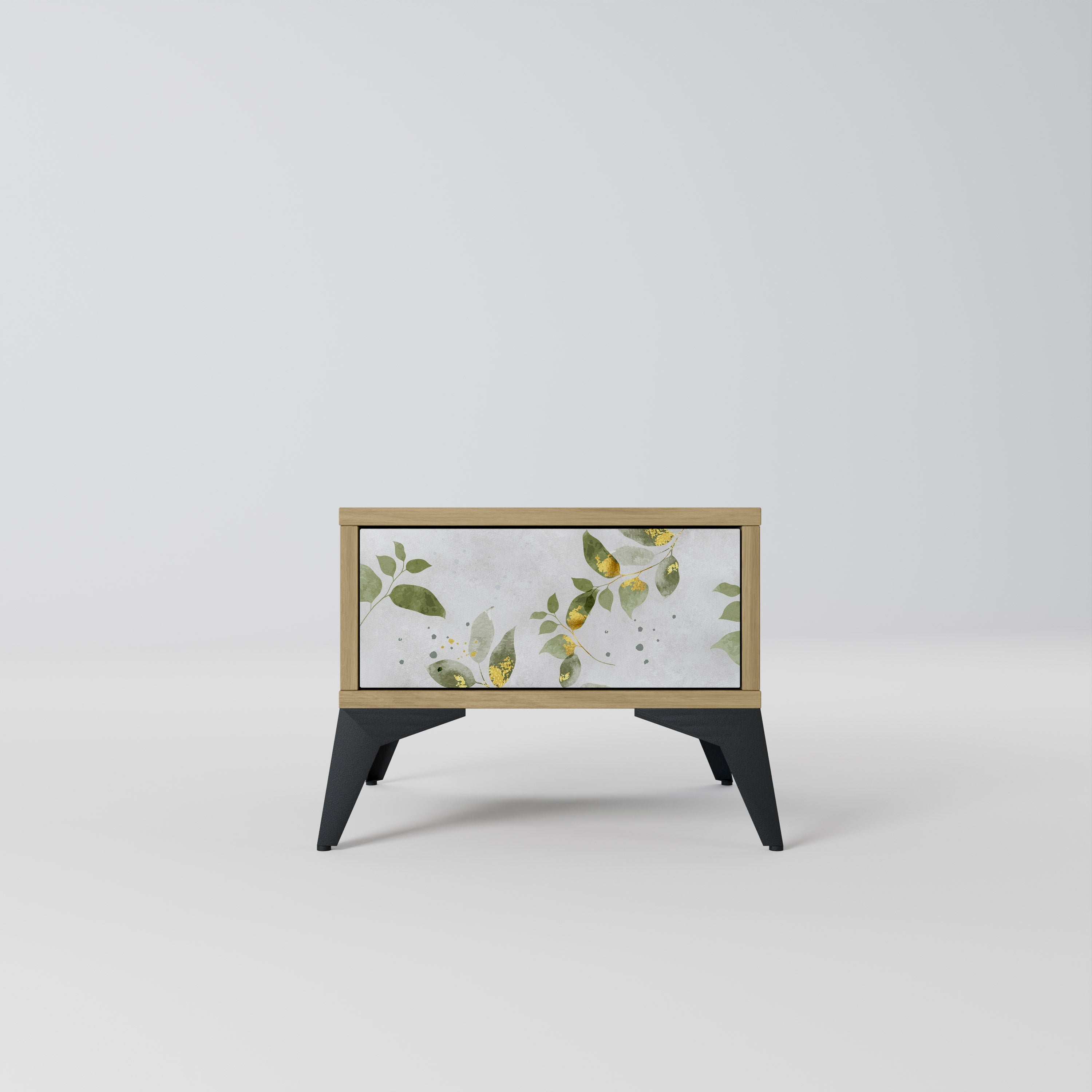 ELEGANT BOTANICS Nachttisch in Eichenoptik
