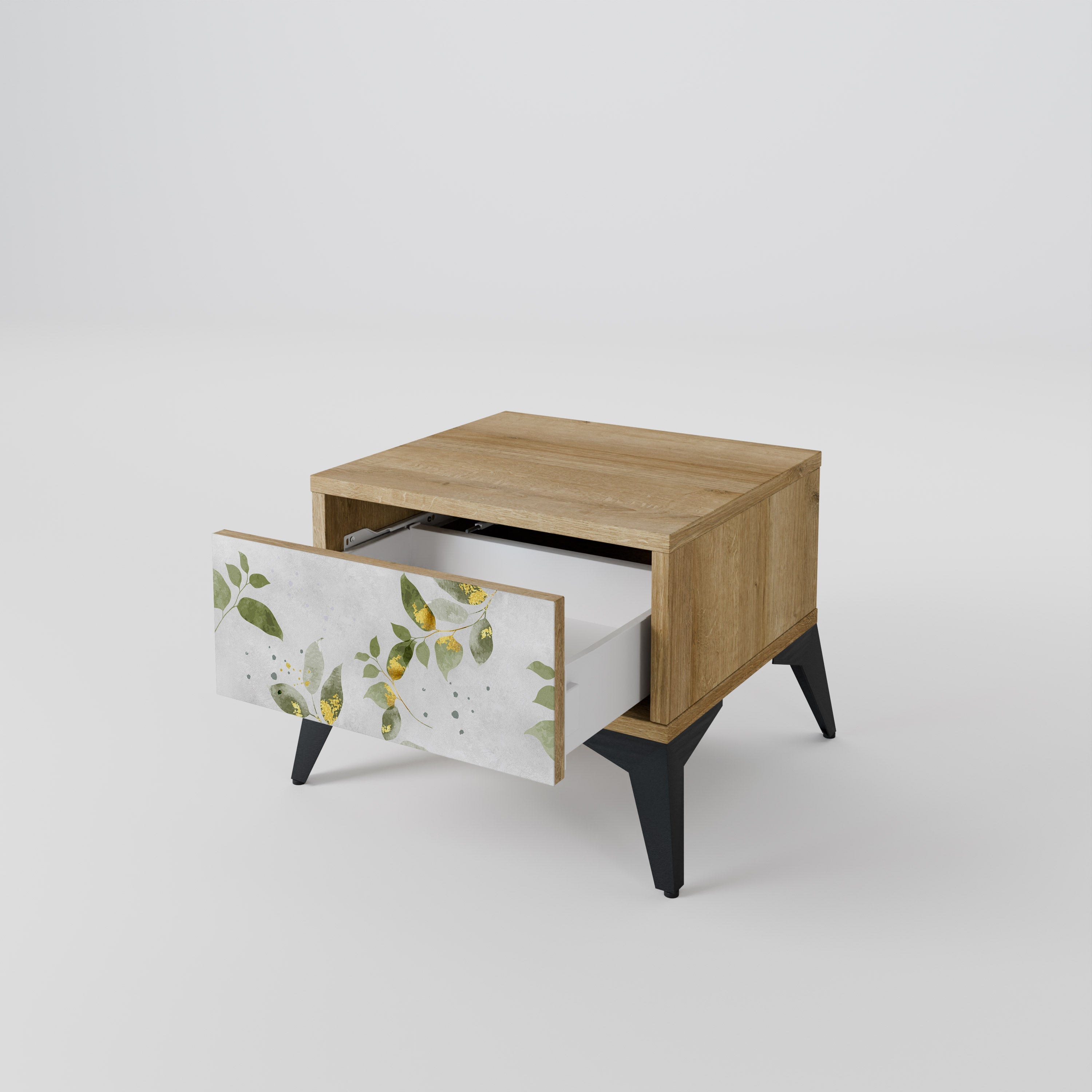 ELEGANT BOTANICS Nachttisch in Eichenoptik