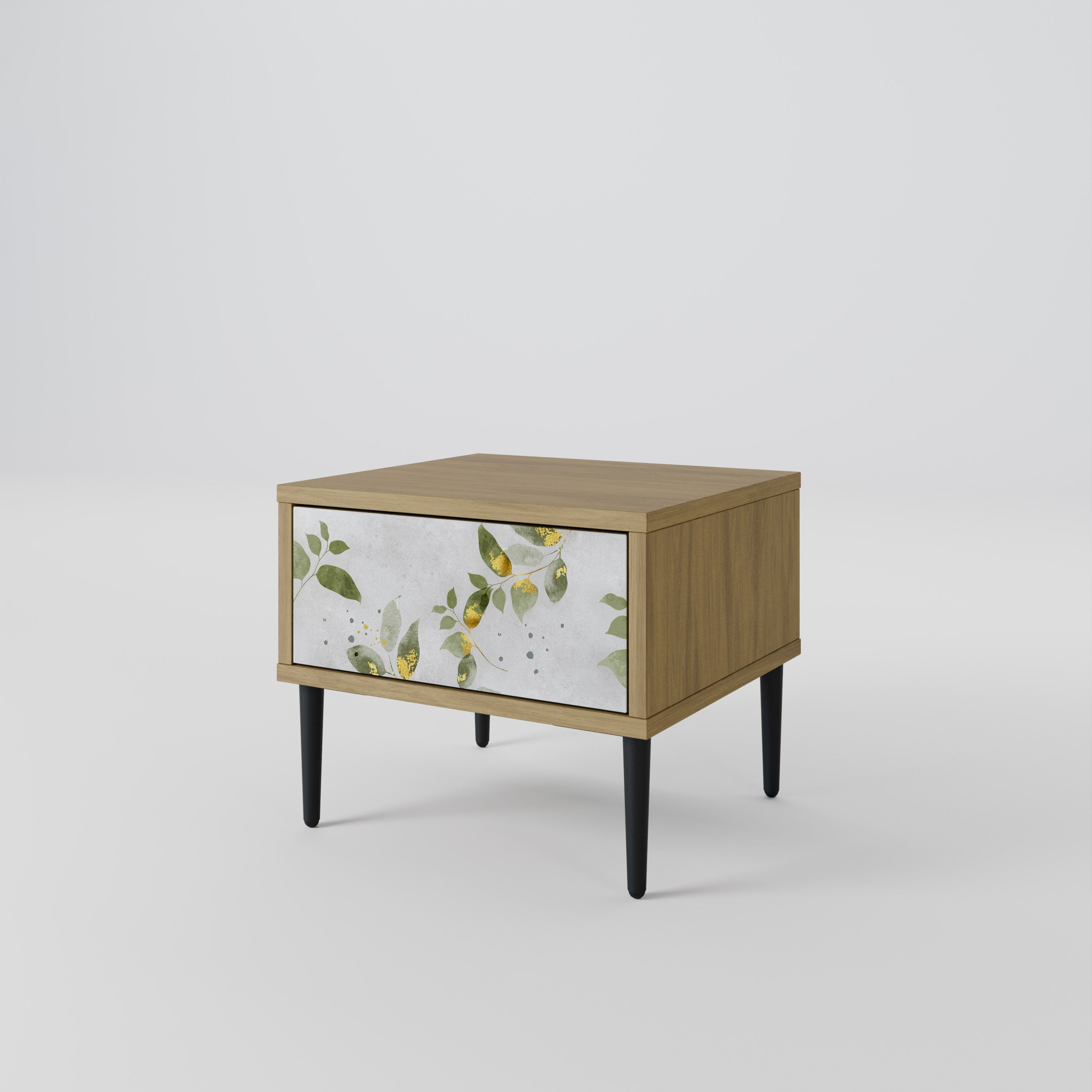 ELEGANT BOTANICS Nachttisch in Eichenoptik