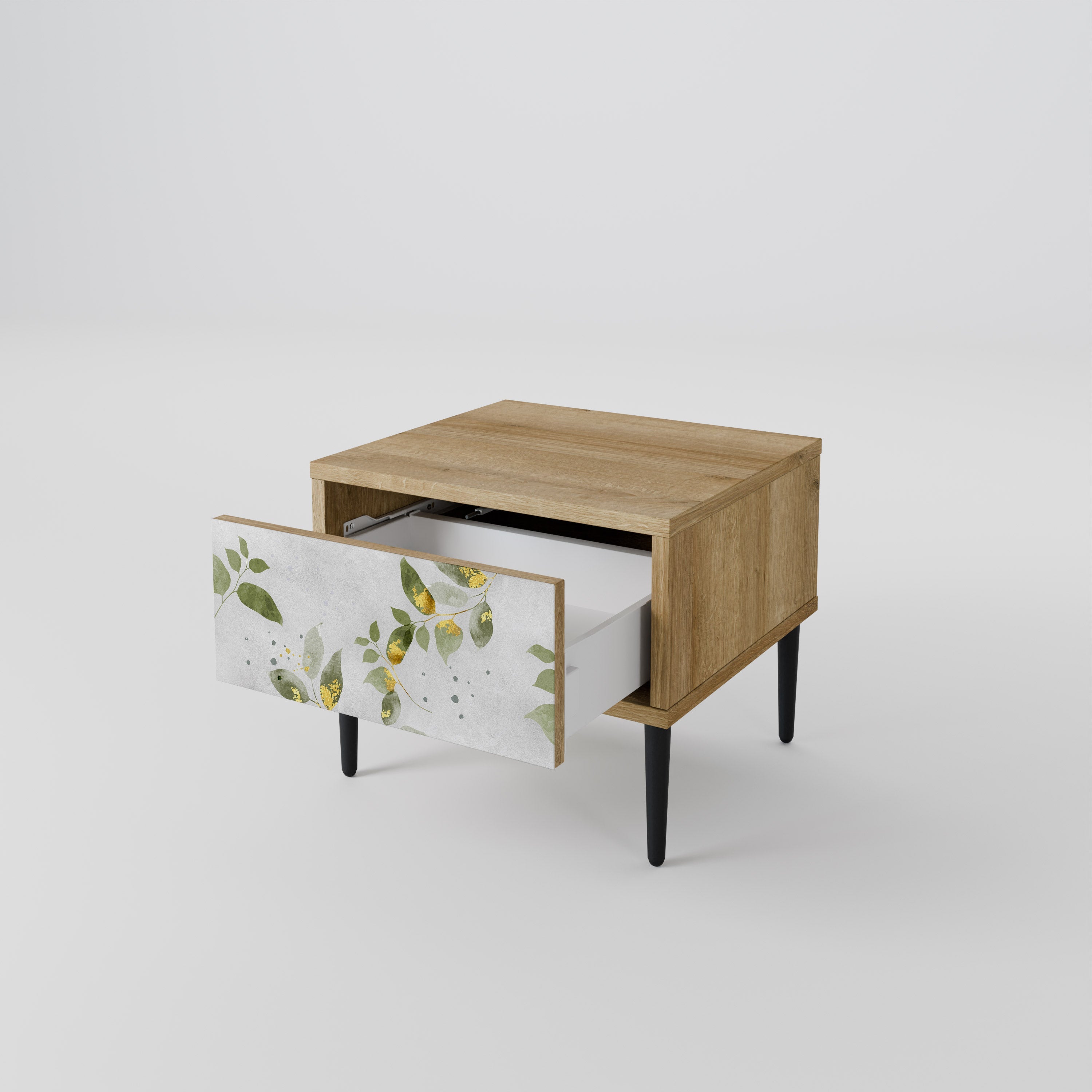 ELEGANT BOTANICS Nachttisch in Eichenoptik