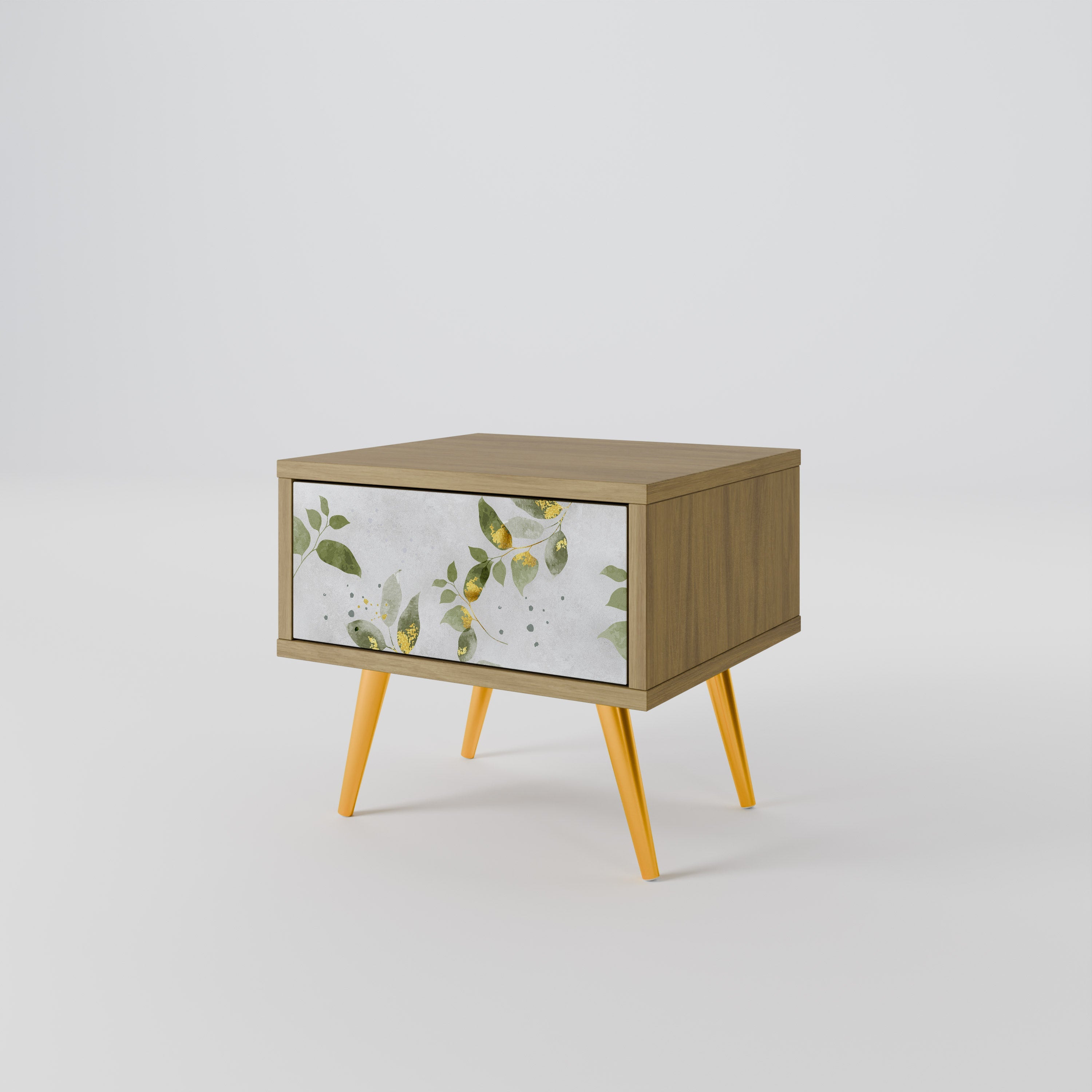 ELEGANT BOTANICS Nachttisch in Eichenoptik