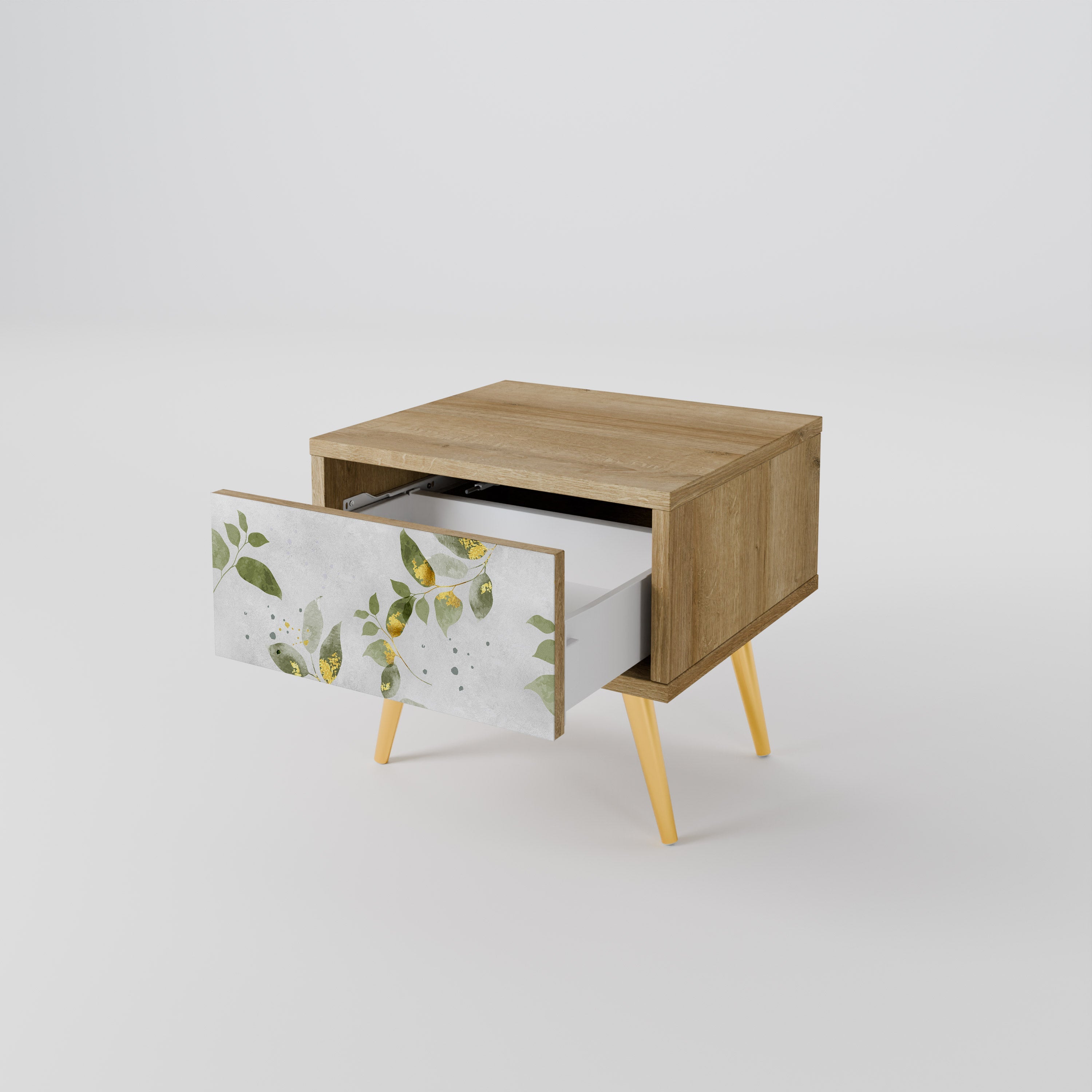 ELEGANT BOTANICS Nachttisch in Eichenoptik