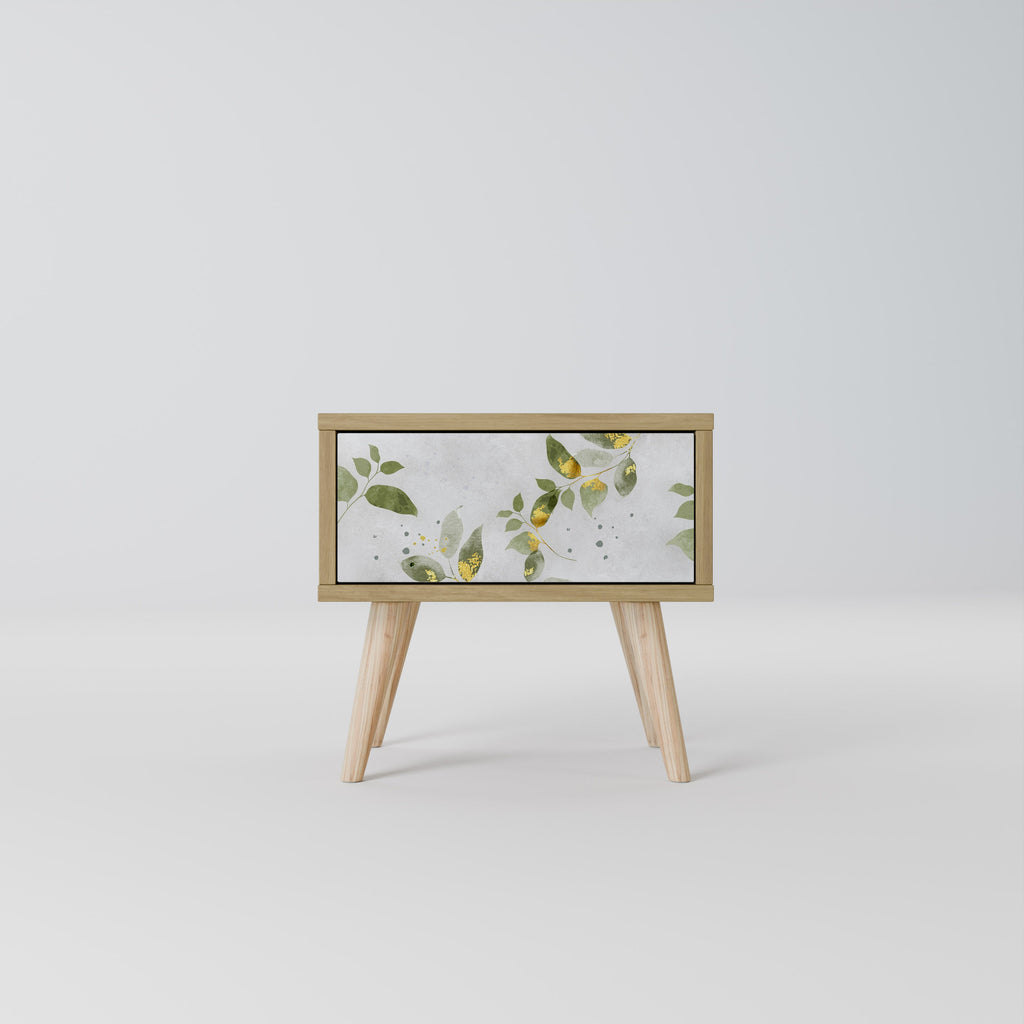 ELEGANT BOTANICS Nachttisch in Eichenoptik