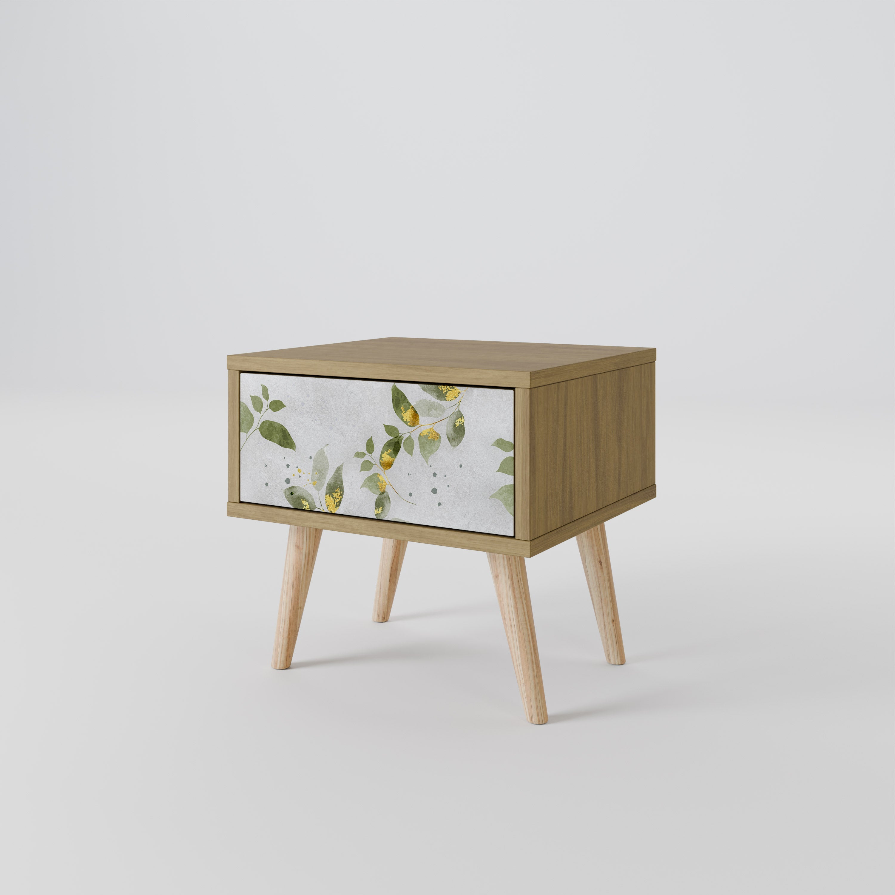 ELEGANT BOTANICS Nachttisch in Eichenoptik