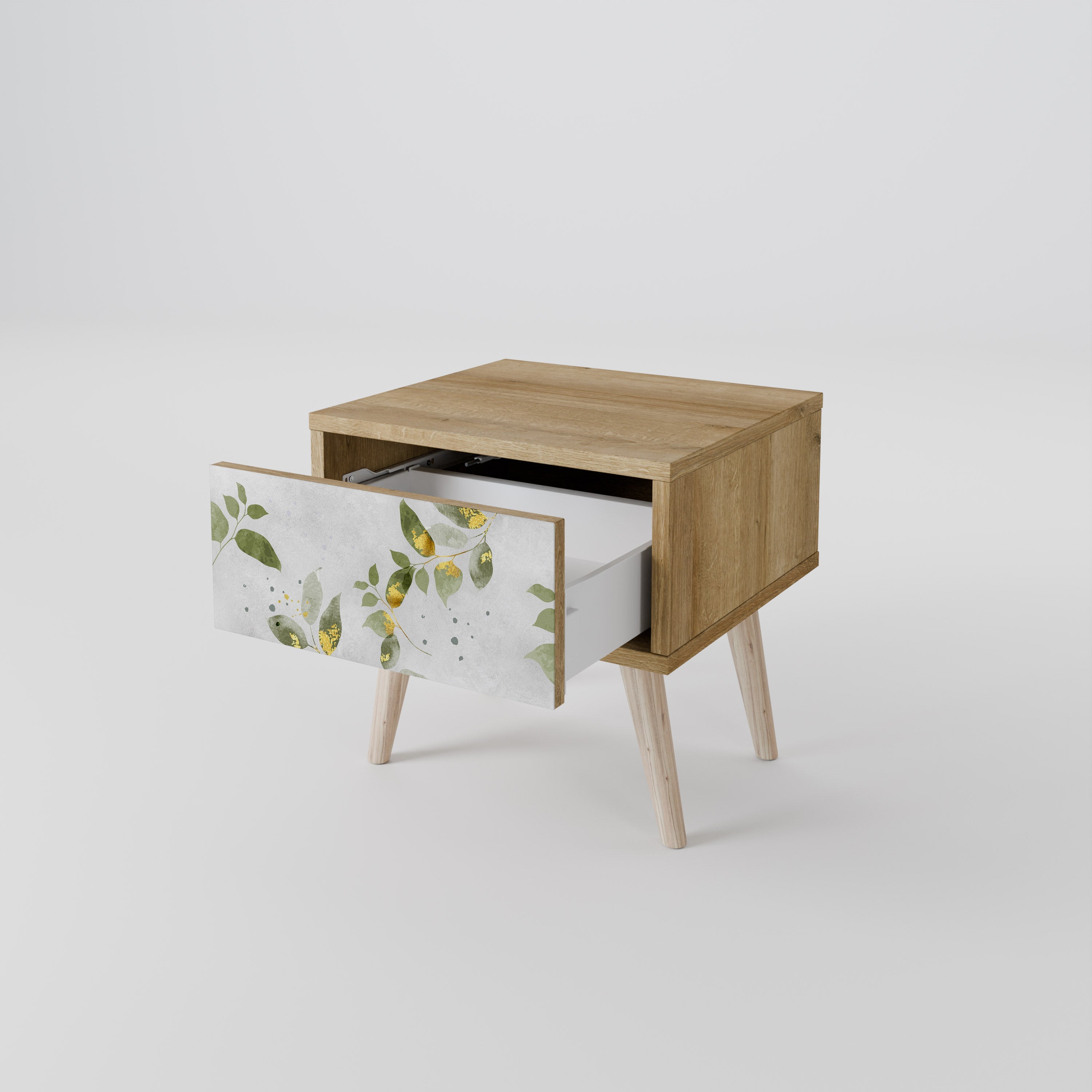 ELEGANT BOTANICS Nachttisch in Eichenoptik