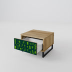 DESERT GREEN Nachttisch in Eiche-Optik