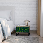 DESERT GREEN Nachttisch in Eiche-Optik