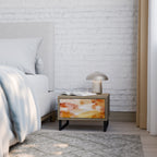 TRACES OF AUTUMN Nachttisch in Eiche-Optik