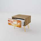 TRACES OF AUTUMN Nachttisch in Eiche-Optik