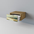 MORNING BY THE LAKE Nachttisch in Eiche-Optik