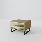 MORNING BY THE LAKE Nachttisch in Eiche-Optik