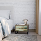 MORNING BY THE LAKE Nachttisch in Eiche-Optik