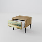 MORNING BY THE LAKE Nachttisch in Eiche-Optik