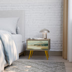 MORNING BY THE LAKE Nachttisch in Eiche-Optik