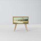 MORNING BY THE LAKE Nachttisch in Eiche-Optik