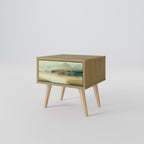 MORNING BY THE LAKE Nachttisch in Eiche-Optik