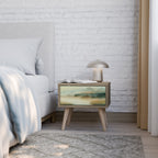 MORNING BY THE LAKE Nachttisch in Eiche-Optik