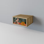 TROPICAL COMPOSITION Nachttisch in Eiche-Optik