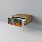 TROPICAL COMPOSITION Nachttisch in Eiche-Optik