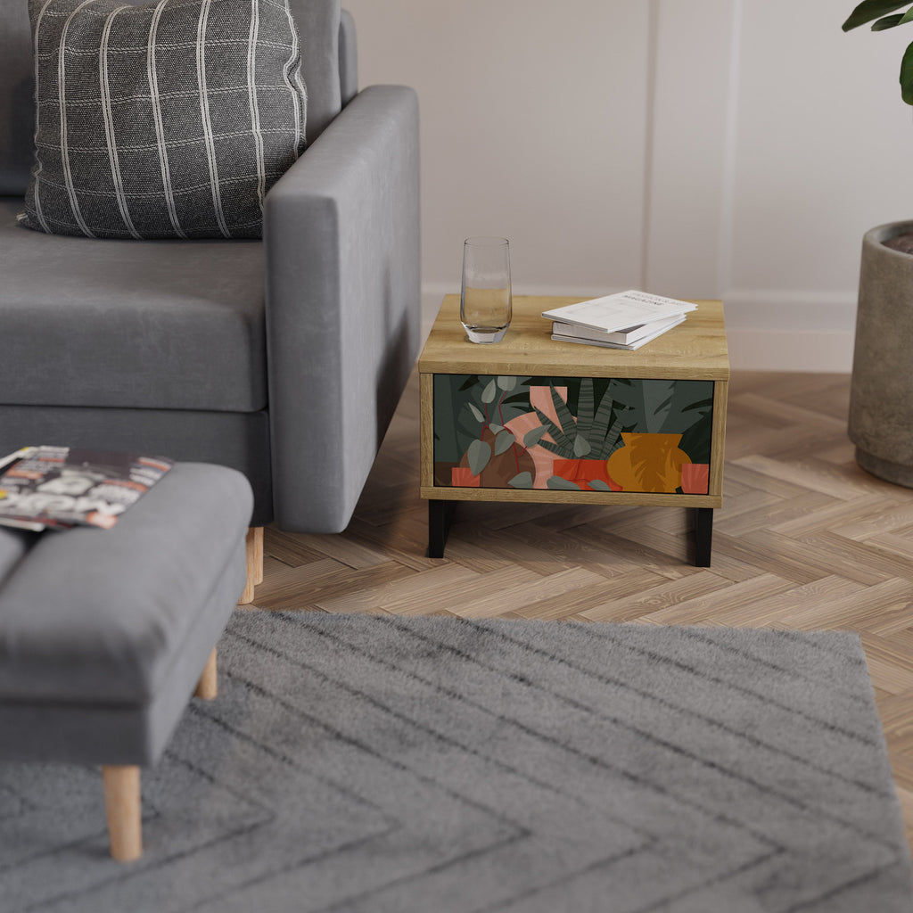 TROPICAL COMPOSITION Nachttisch in Eichenoptik