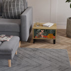 TROPICAL COMPOSITION Nachttisch in Eiche-Optik