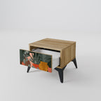 TROPICAL COMPOSITION Nachttisch in Eiche-Optik
